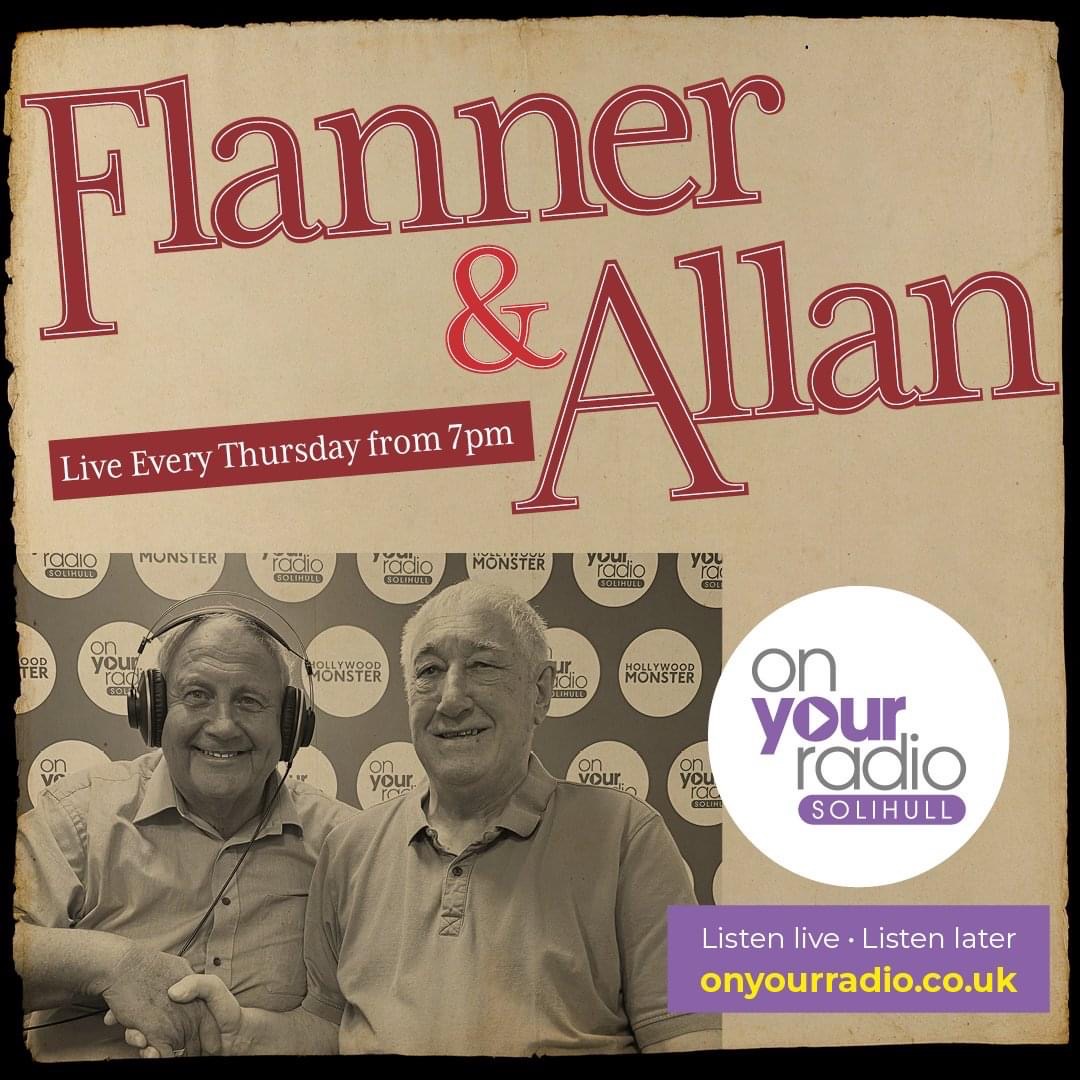 Flanner and Alan advert - photo of John and Alan